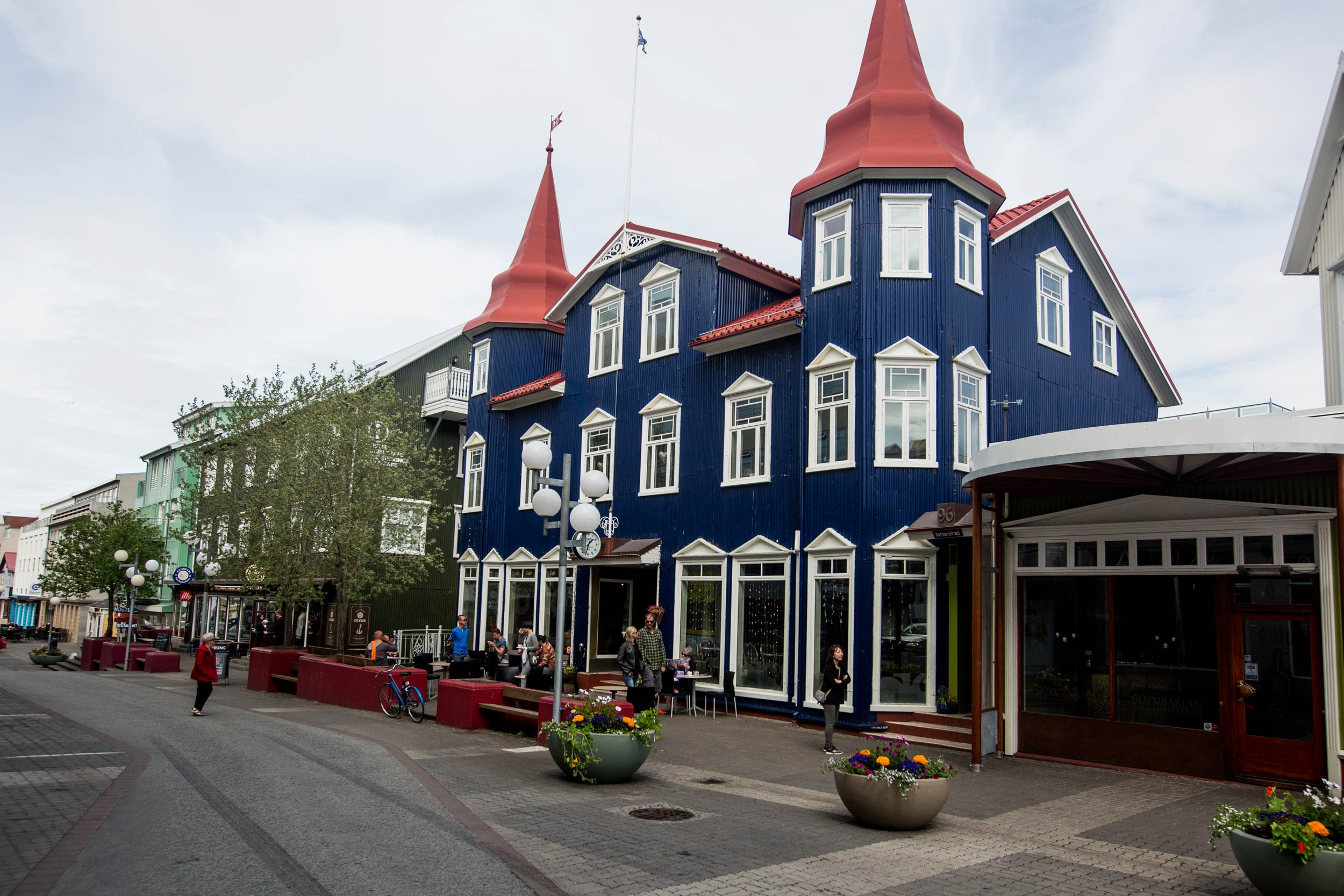 Akureyri Häuser Island