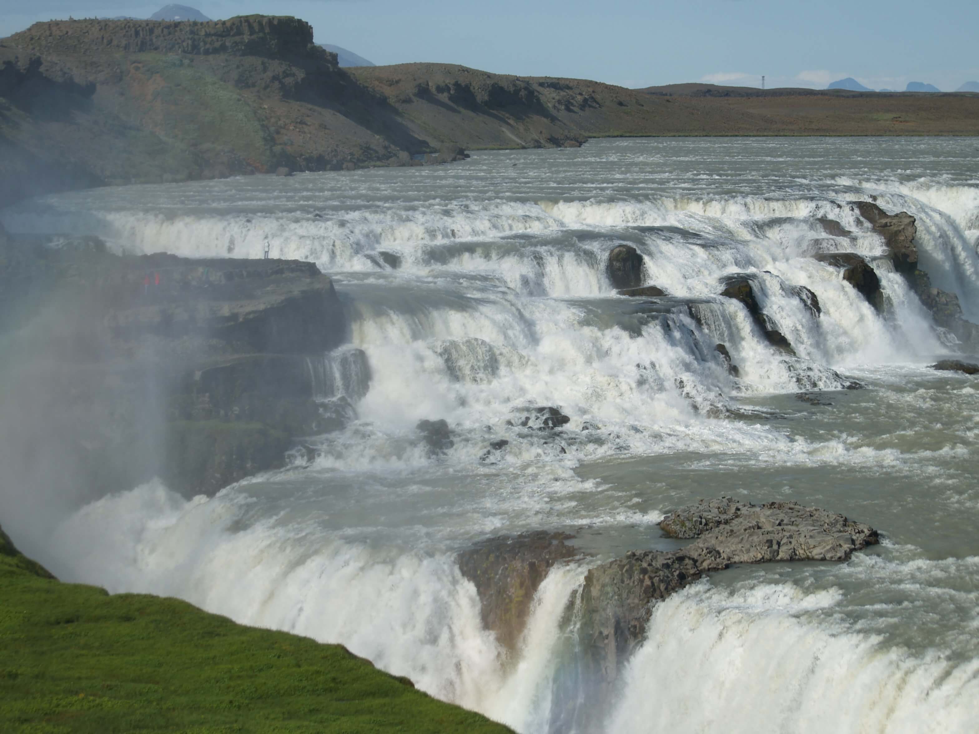 Wasserfall Gullfoss in Island