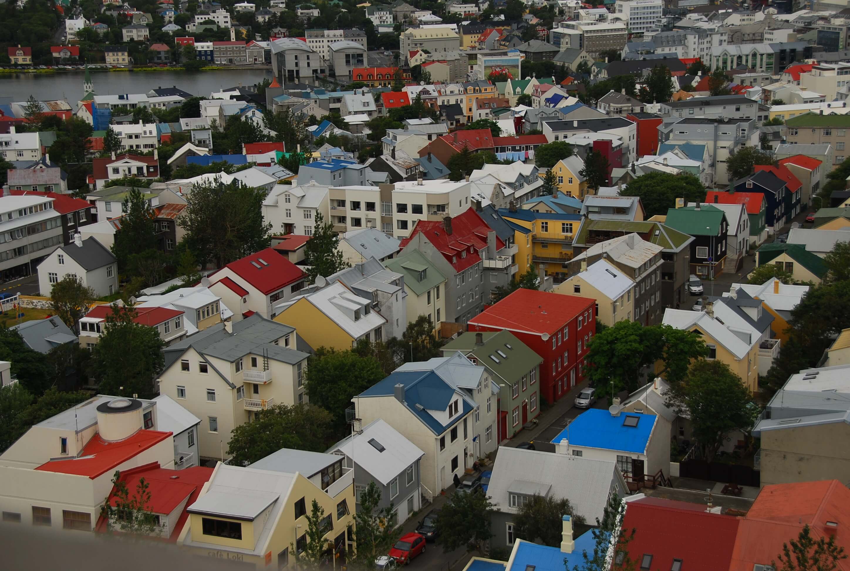 Häuser Reykjavik Island