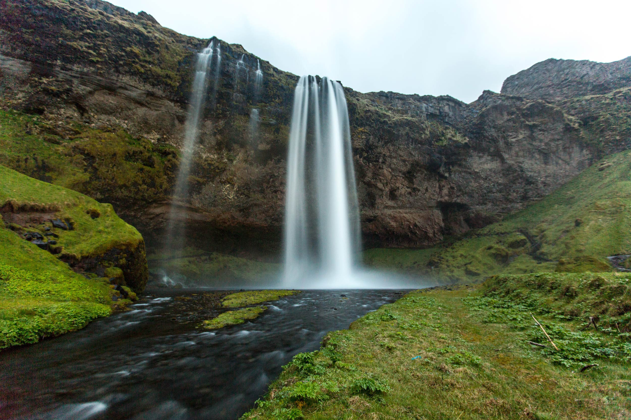 Island Wasserfall Seljalandsfoss