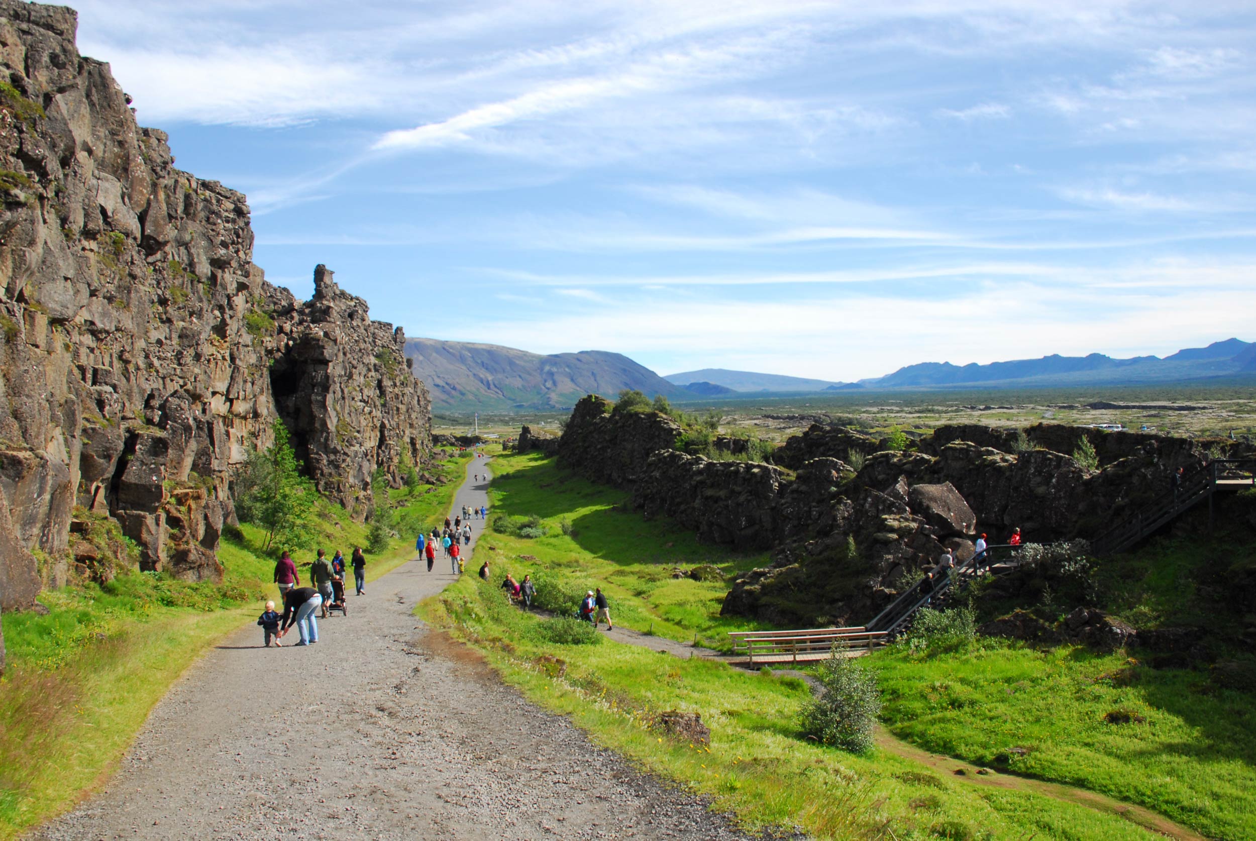 Pingvellir Graben Island