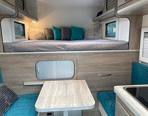 Betten im Camper JS in Island