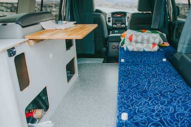Küche des Allrad Campers Go!