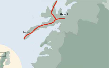 Karte zur Gruppen-Fotoreise in Norwegen Lofoten und Vesteralen. Karte zur Gruppen-Fotoreise in Norwegen Lofoten und Vesteralen.