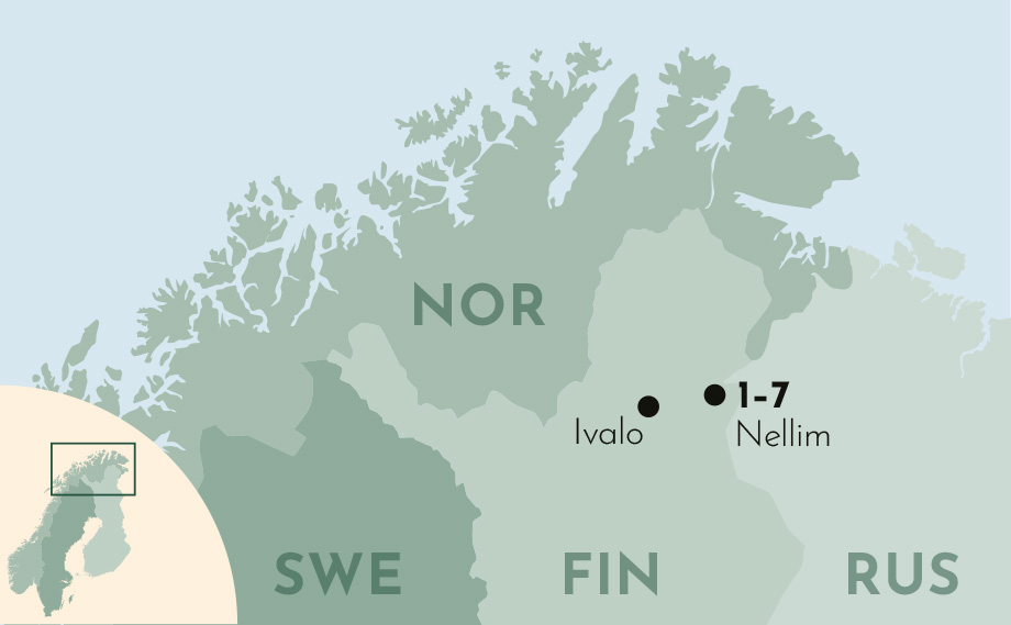 Karte zur Winterreise Winter-Abenteuer-Woche