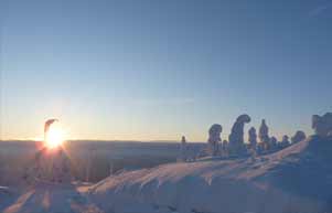 Winterlandschaft in Finnland