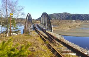 Zugbrücke in Skandinavien