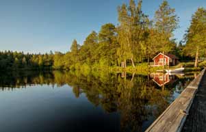 Ferienhaus am See in Schweden