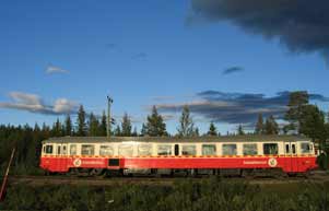 Auf Bahnreise mit der Inlandsbahn durch Schweden