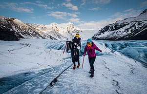 Winterreisen in Island bieten viele Möglichkeiten für Aktivitäten