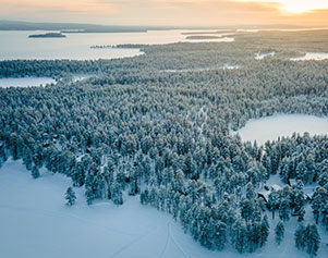 Posio und angrenzender Riisitunturi Nationalpark