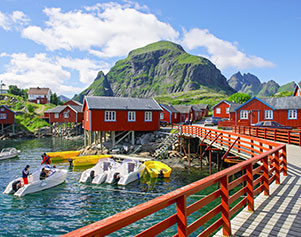 Rorbuer auf den Lofoten