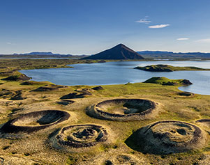 Pseudokrater von Skútustaðagígar