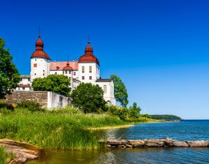 Das Schloss Läckö ist eines der schönsten Barockschlösser Schwedens. 