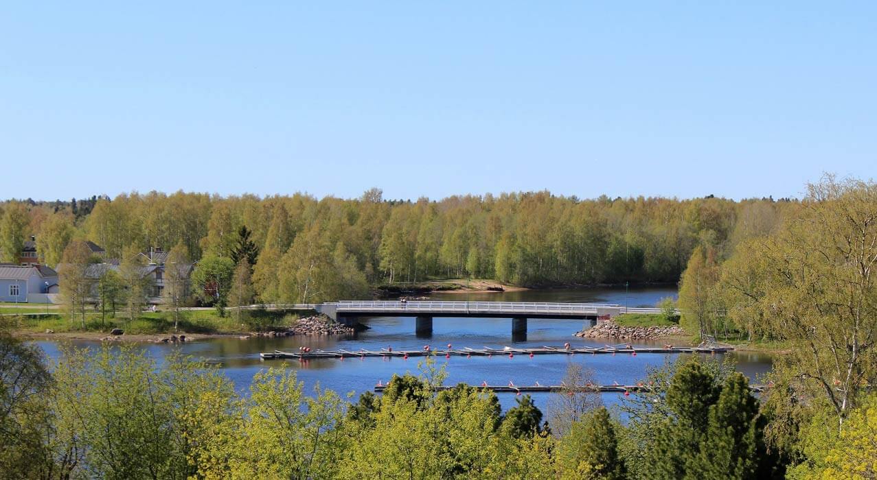 Auf Bahnreise in Finnland