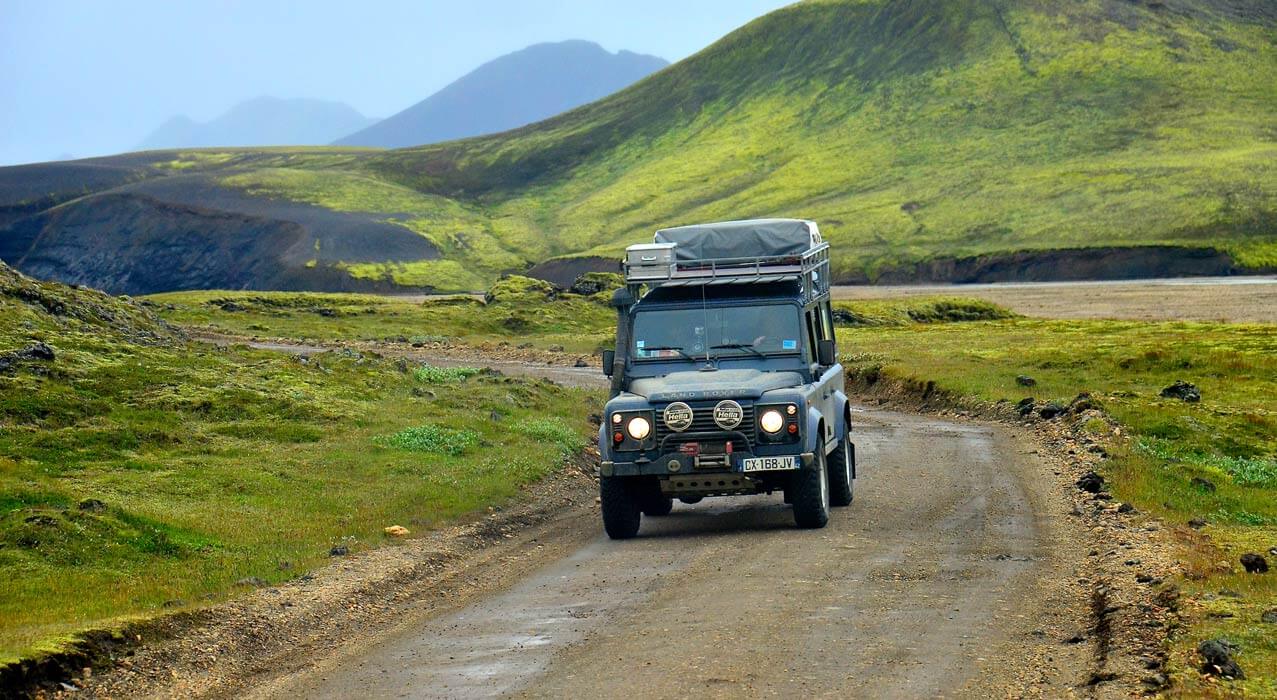 Allrad Mietwagen im Hochland Islands