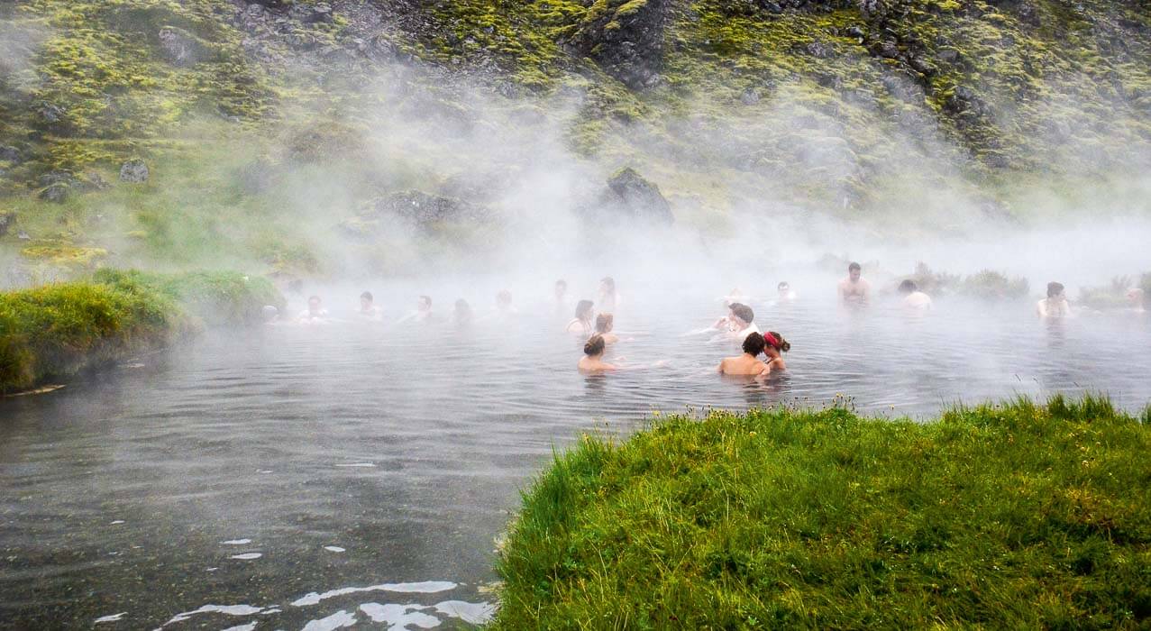 Landmannalaugar heisse Quelle