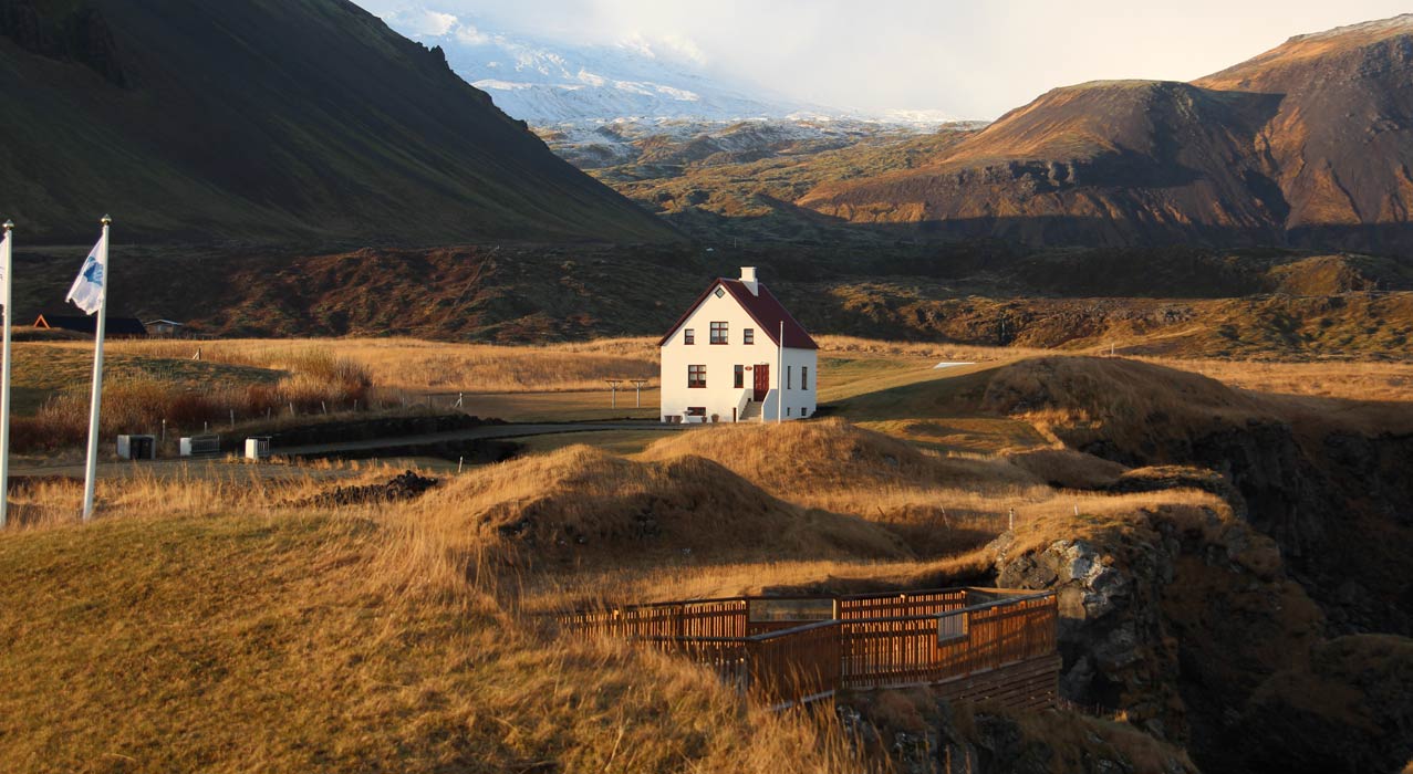 Haus auf der Halbinsel Snæfellsnes
