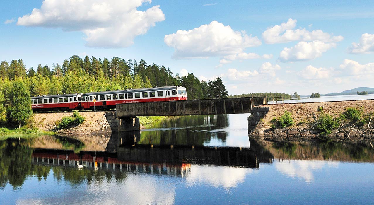 Mit der Inlandsbahn und den Hurtigruten durch Schweden und Norwegen